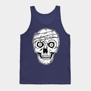 mummy skull Tank Top